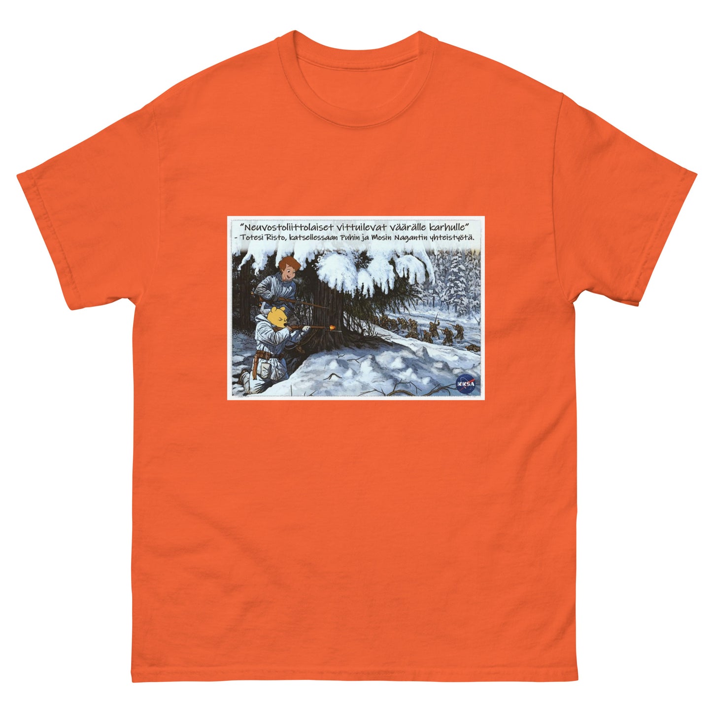 Nalle ja Mosin Nagant Men's classic tee